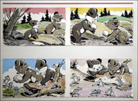 Teddy and Cuddly Snowball Fight (Original)