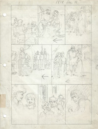 Prince Valiant Preliminary #1819 (Original)
