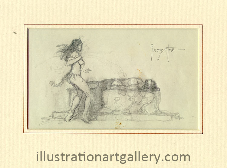 Pencil Sketch (Original) (Signed)