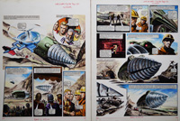 Thoughts of Vengeance from 'The Digger' (TWO pages) (Originals) (Signed)