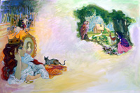 Snow White - The Evil Queen Watching Snow White (Original)