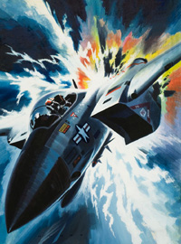 Lightning Strikes! (Original) (Signed)