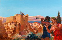Athenians demolish their defenses (Original) (Signed)