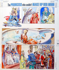 The Princess Who Couldn't Make Up Her Mind - COMPLETE STORY (THREE boards) (Originals)