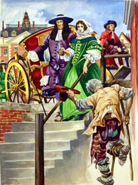 King Charles and the Old Soldier (Original)