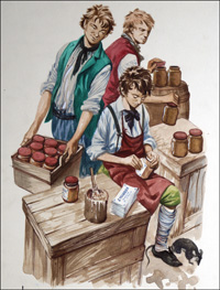 Charles Dickens at the Boot Blacking Factory (Original)