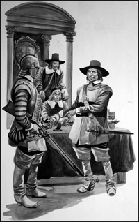 Cromwell in Parliament (Original)