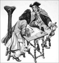 Daniel Defoe Meets Alexander Selkirk (Original)