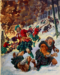 Massacre at Glencoe (Original) (Signed)