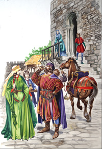 A Norman Lord and Lady (Original) (Signed)