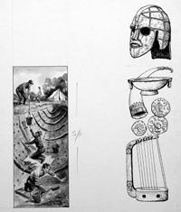 Excavating the Sutton Hoo Burial Ship (Original)