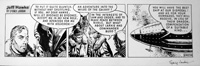 Jeff Hawke daily strip 4034 (Original) (Signed)