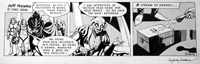 Jeff Hawke daily strip 4676 (Original) (Signed)