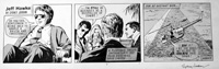 Jeff Hawke daily strip 4853 (Original) (Signed)