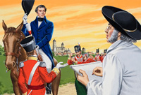 The Duke of Wellington being painted by Goya (Original)