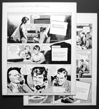 Number 13 Marvel Street - The Ex-Soldier James Fox (TWO pages) (Originals) (Signed)