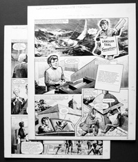 Number 13 Marvel Street - Langham Trial Sensation (TWO pages) (Originals) (Signed)