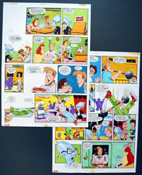 Galaxy High - Flabby Earth Boy (TWO pages) (Originals)