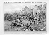 The Capture Of Givenchy (original page from The Sphere 1915) (Print)