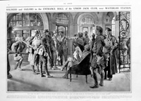 The Union Jack Club (original page from The Sphere 1916) (Print)