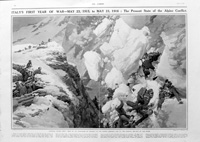 Italy's First Year Of The War (original page from The Sphere 1916) (Print)