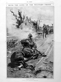 Goodbye, Old Man (original page from The Sphere 1916) (Print)