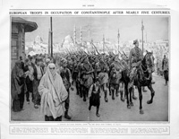Constantinople (original page from The Sphere 1919) (Print)