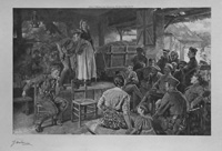 Somewhere in France - A Concert Behind the Lines (Artist's Proof) (Limited Edition Print) (Signed)