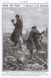 The Western Front after an Advance into Enemy Territory (original page The Sphere 1915) (Print)