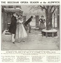 The Beecham Opera Season at the Aldwych (original page from The Sphere 1917) (Print)
