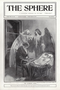 The Guardian Angel (original cover page from The Sphere 1915) (Print)