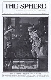 Home for Christmas (original cover page from The Sphere 1916) (Print)