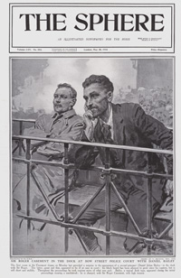 Sir Roger Casement at Bow Street Court (original cover page from The Sphere 1916) (Print)