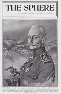 General Alexei Brussilov (original cover page from The Sphere 1916) (Print)