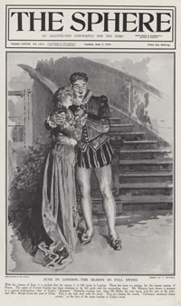 Rigoletto at Covent Garden (original cover page from The Sphere 1919) (Print)