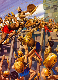 Nebuchadnezzar took the city of Jerusalem by storm (Original) (Signed)