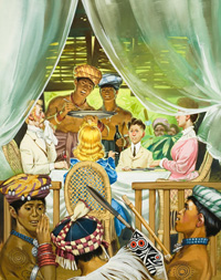 The White Rajas (Original) (Signed)