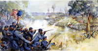 Pickett's Charge 1863 (Original) (Signed) Pickett's Charge 1863 (Original) (Signed)