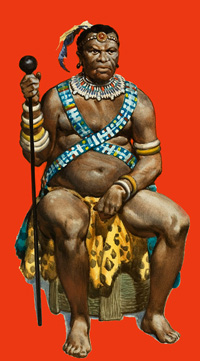 Chief Dingaan of the Zulus (Original) Chief Dingaan of the Zulus (Original)