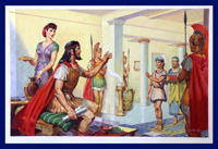 Telemachus Welcomed by Nestor (Original) (Signed) Telemachus Welcomed by Nestor (Original) (Signed)