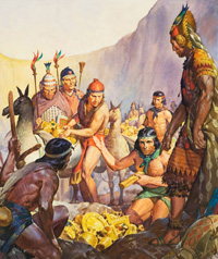 Hidden Gold Of The Incas (Original) (Signed) Hidden Gold Of The Incas (Original) (Signed)