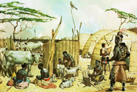 A Zulu Kraal (Original) A Zulu Kraal (Original)