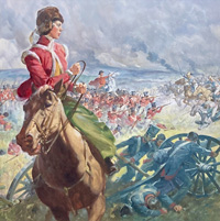 Lady Smith Battles the Forces of Napoleon (Front Cover) (Original) (Signed) Lady Smith Battles the Forces of Napoleon (Front Cover) (Original) (Signed)