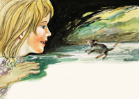 Lewis Carroll: Alice in Wonderland 13 (Original) (Signed)