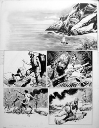 Robinson Crusoe - Instalment 4 (TWO pages) (Originals)