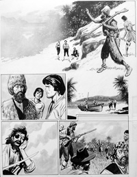 Robinson Crusoe - Instalment 5 (TWO pages) (Originals)