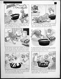 The Amazing Adventures Of Morph: Bath-Time (Original) (Signed)