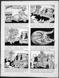 The Amazing Adventures Of Morph: Cat Nap (Original) (Signed)