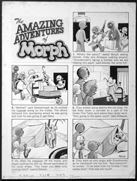 The Amazing Adventures Of Morph: Holidays In The Sun (Original) (Signed)