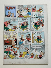 Popeye - Snowman (Original) (Signed)
